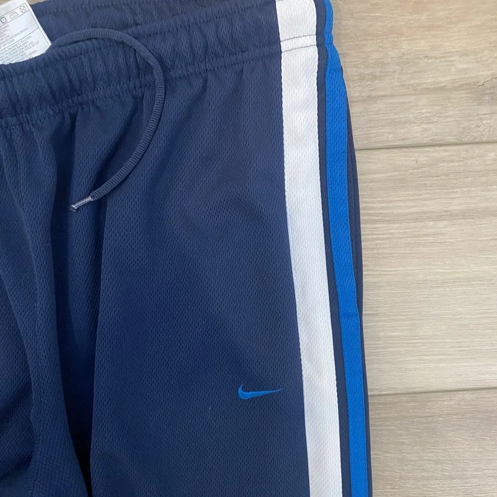 Vintage Nike Sweatpants Mens Size 2X Athletic Blue Striped Elastic Waist Y2K 90s